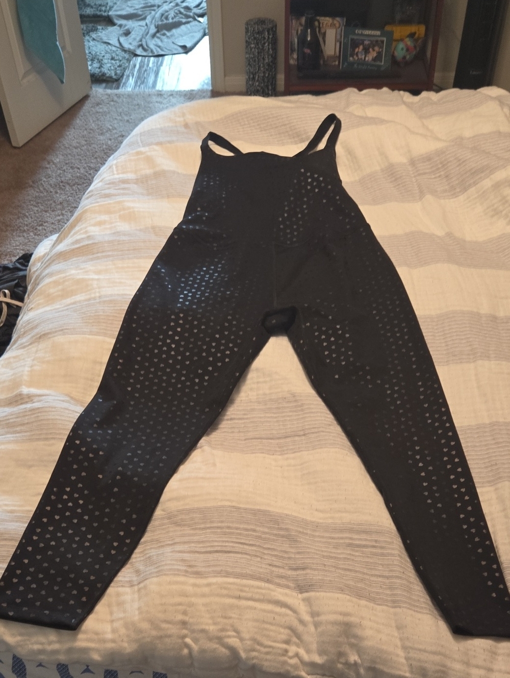 Beyond Yoga SoftShine Jumpsuit-Darkest Night Ditsy Hearts